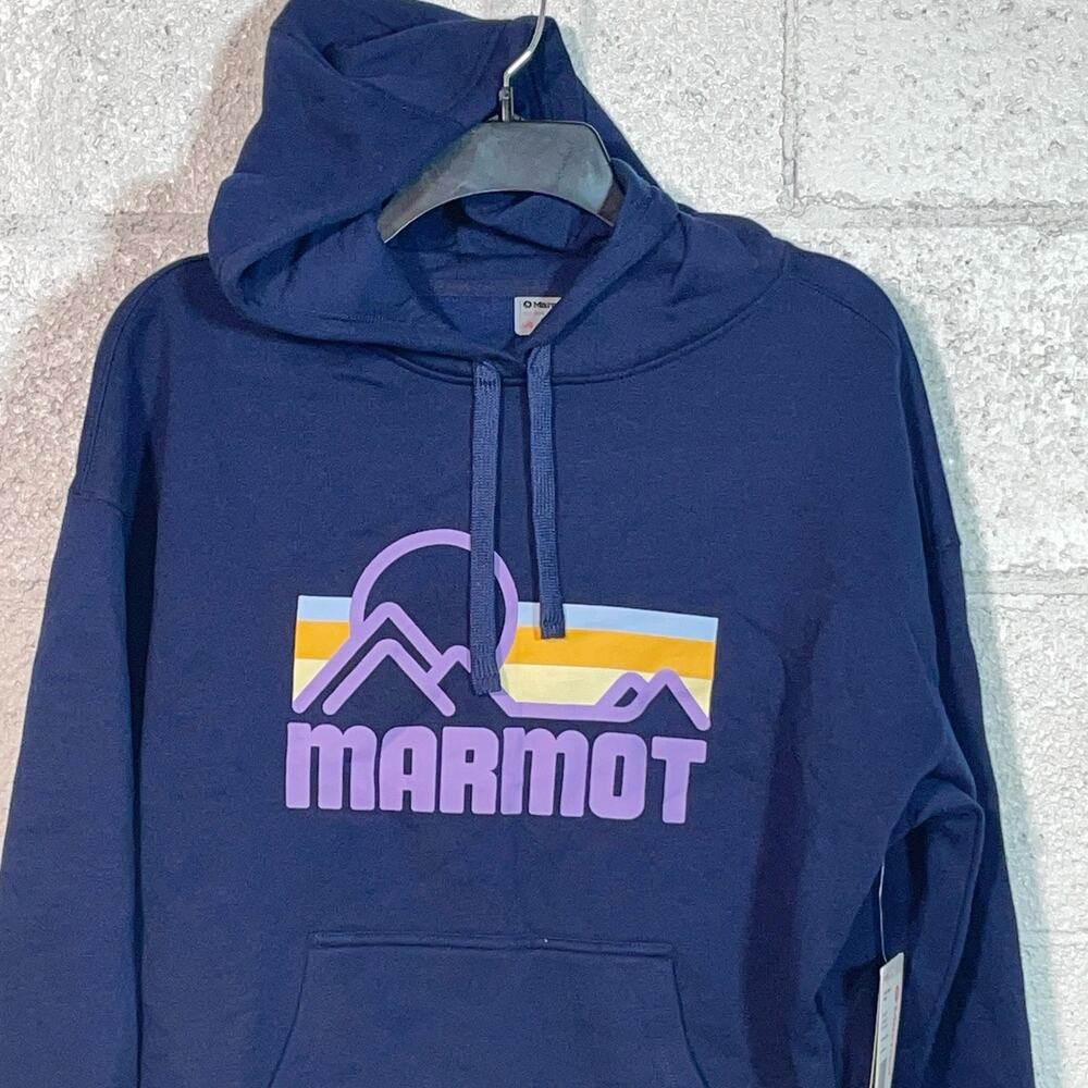 MARMOT Women S Coastal Hoodie Navy small - Picture 4 of 9